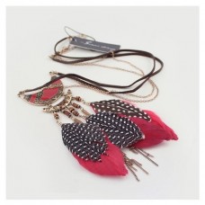 SUMNI Paris Collection Feather Necklace